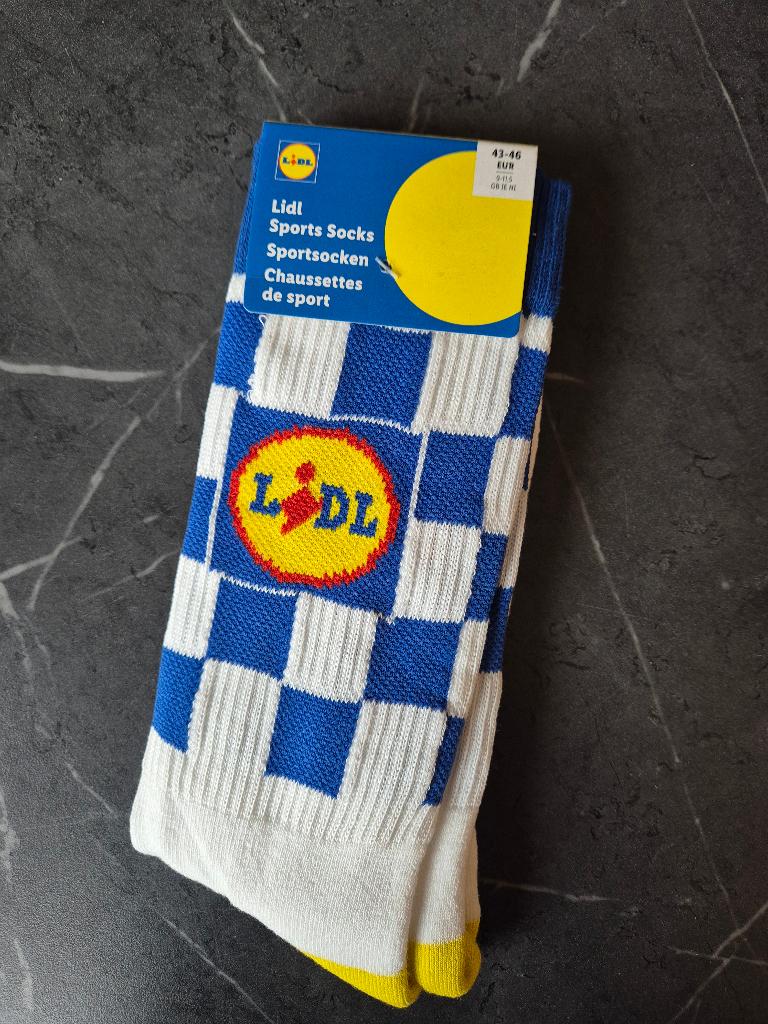 LIDL sokken checker motief maat 43-46, Kleding | Heren, Wit, Ophalen of Verzenden, Maat 43 t/m 46, Nieuw