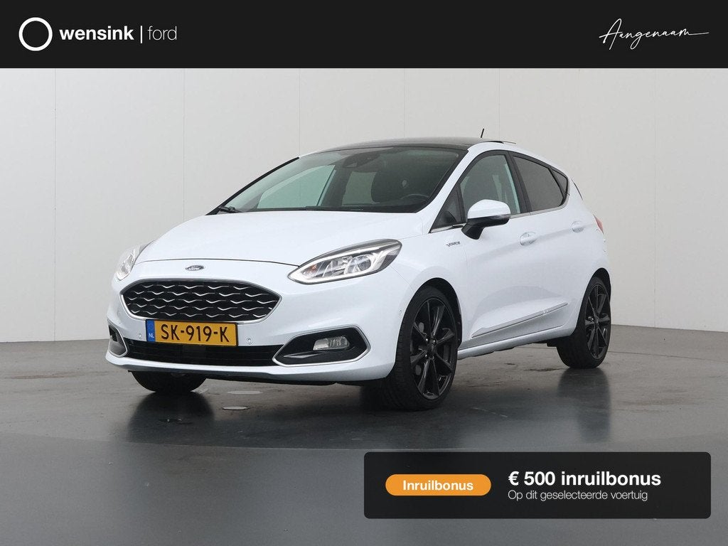 Ford Fiesta 1.0 EcoBoost Vignale | Panoramadak | Winterpakke, Auto's, Ford, Voorwielaandrijving, 125 pk, Gebruikt, 1064 kg