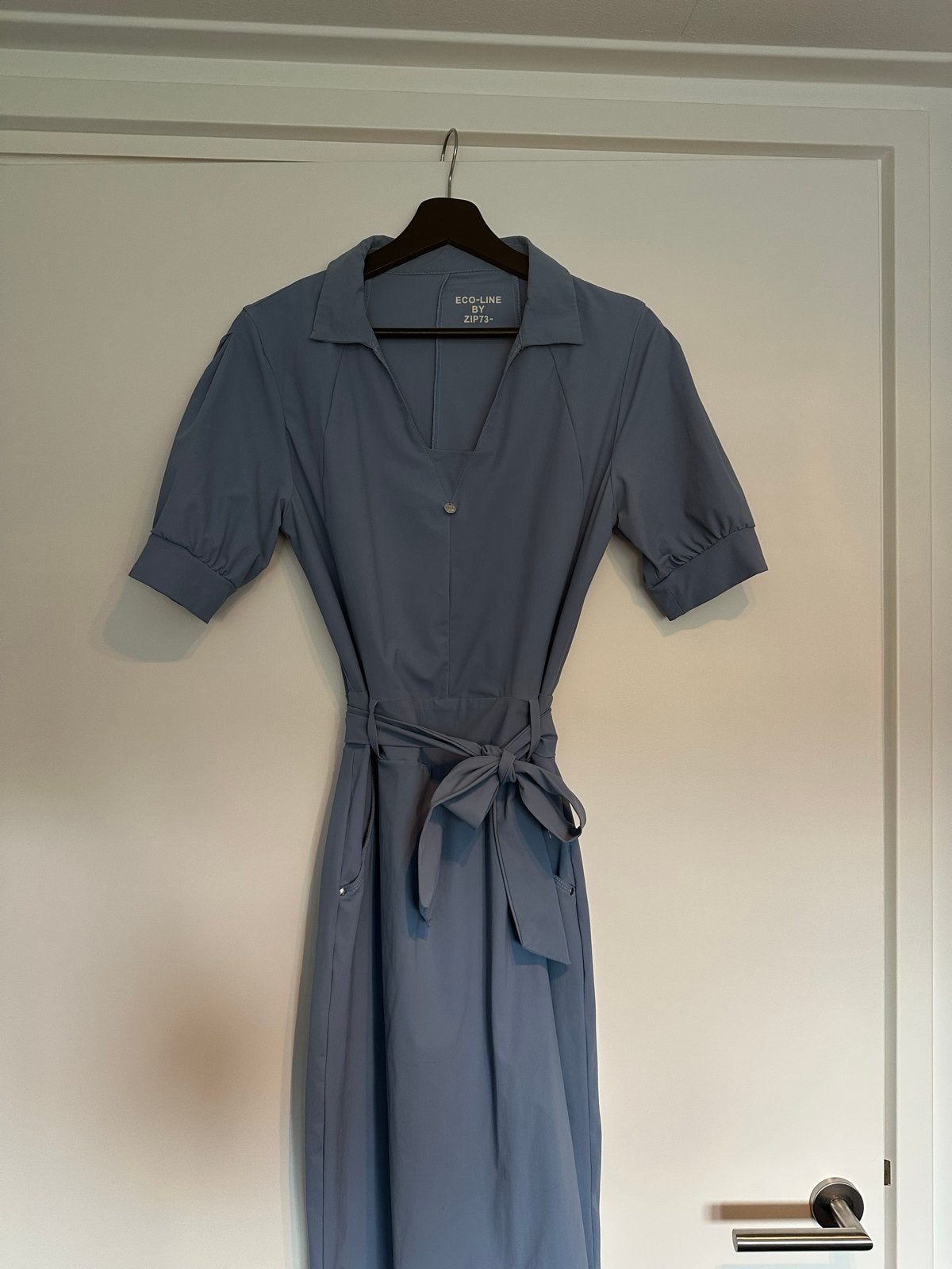 Zip73 Traveljurk met Riem en Zakken - Maat S, Ophalen of Verzenden, Zo goed als nieuw, Maat 36 (S), Blauw