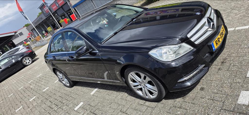 Mercedes-Benz C-Klasse C220cdi BE Aut7 2013 Zwart, Auto's, Mercedes-Benz, Particulier, C-Klasse, Diesel, C, Sedan, Automaat, Geïmporteerd