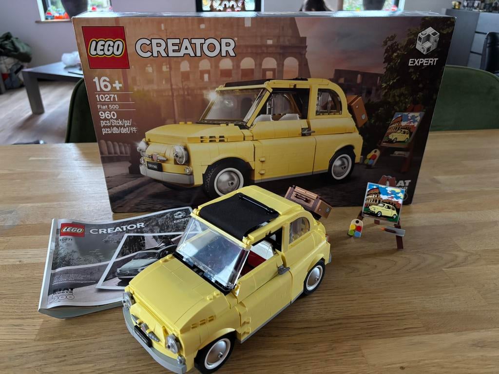 Lego Creator 10271 Fiat 500, Compleet, Lego, Ophalen of Verzenden, Zo goed als nieuw