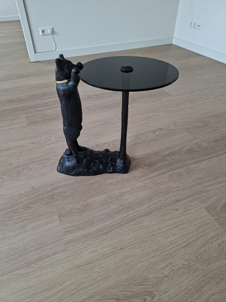 Bold monkey bijzettafel, Minder dan 55 cm, Gebruikt, Rond, Ophalen
