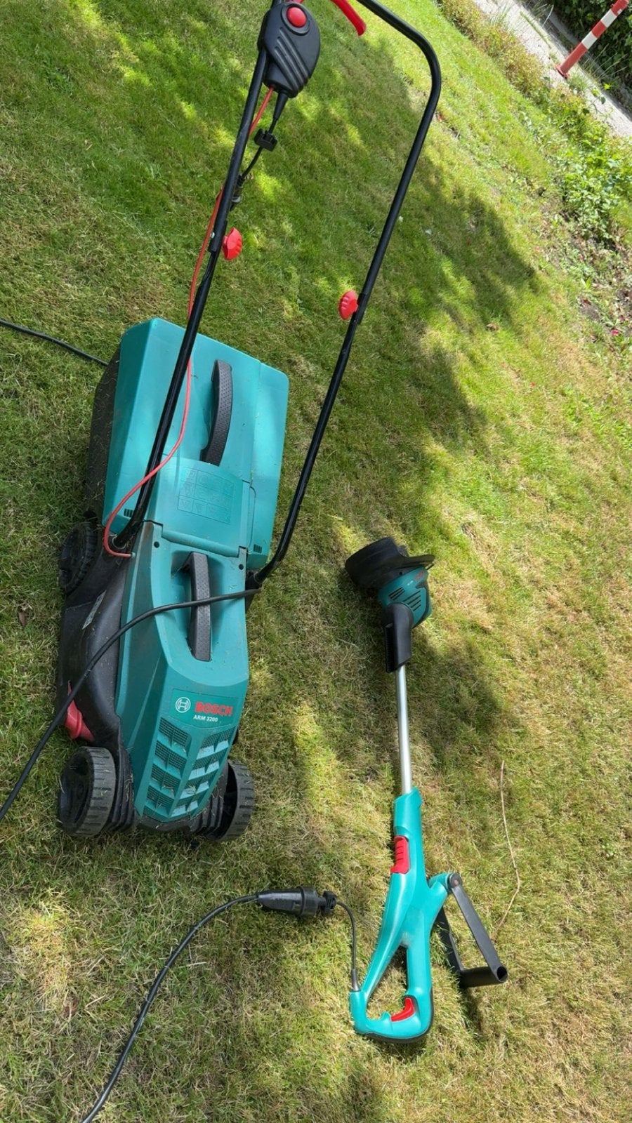 Grasmaaier met grastrimmer, Ophalen, Gebruikt