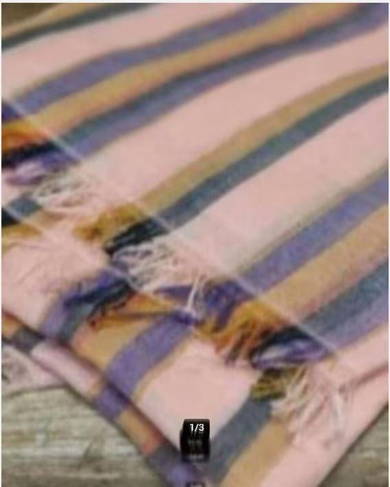 Becksondergaard - Prachtige gestreepte shawl - Nieuw, Kleding | Dames, Mutsen, Sjaals en Handschoenen, Maat 46/48 (XL) of groter