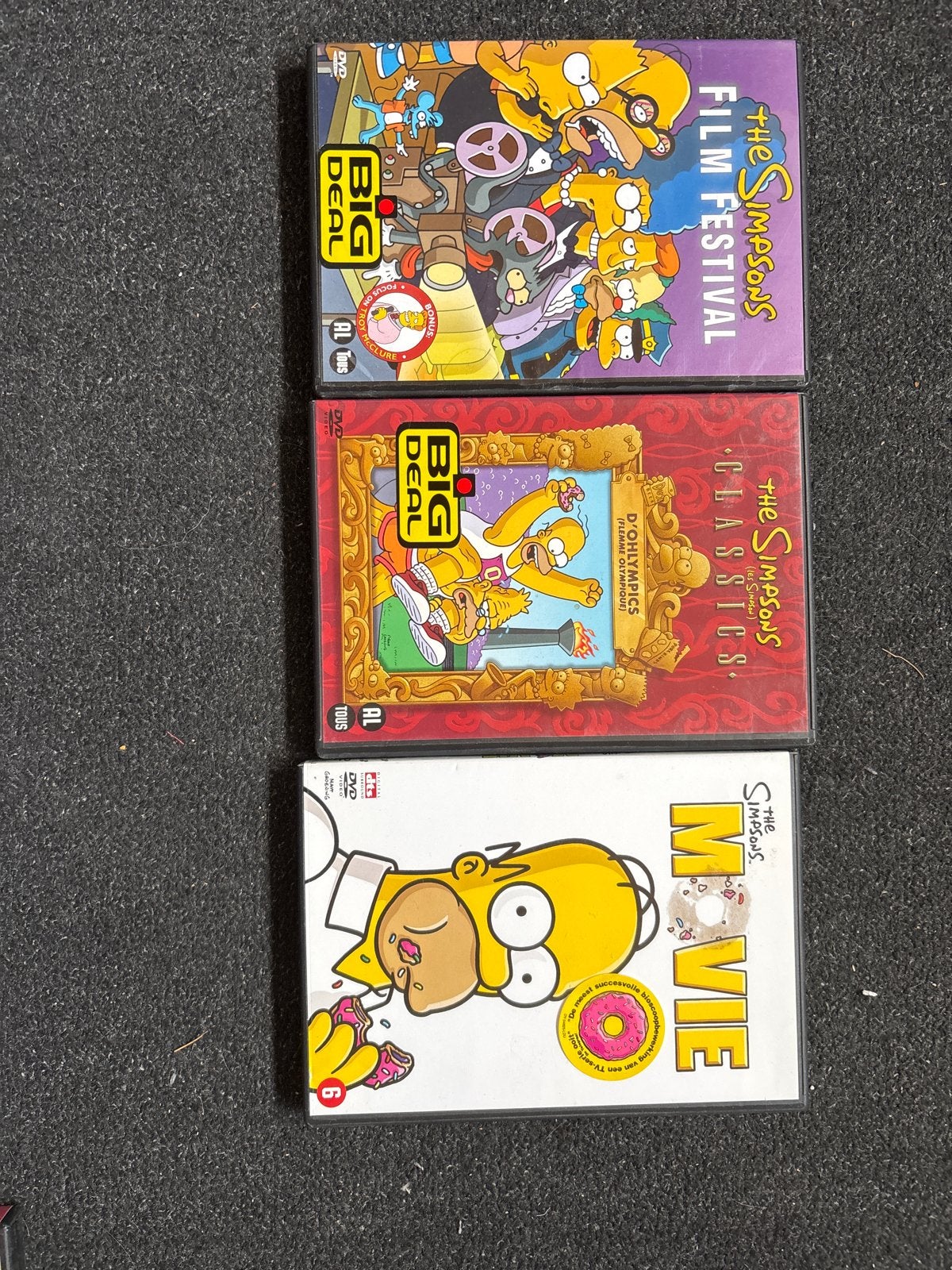 The Simpsons DVD's: Film Festival, Classics & The Movie, Ophalen, Tekenfilm, Nederlands, Inclusief doosje