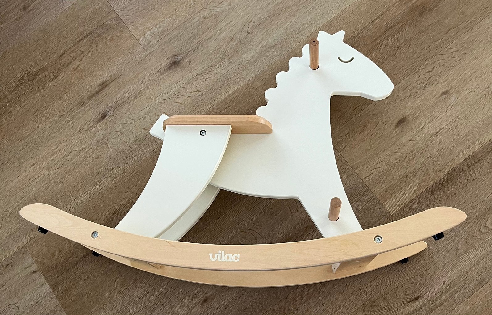Houten hobbelpaard, metk Vilac (bijna nieuw), Ophalen, Zo goed als nieuw