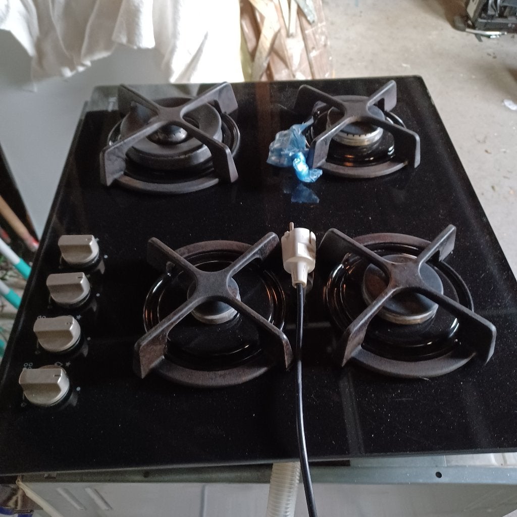 gasstel, Ophalen, Gebruikt, 4 kookzones, Inbouw