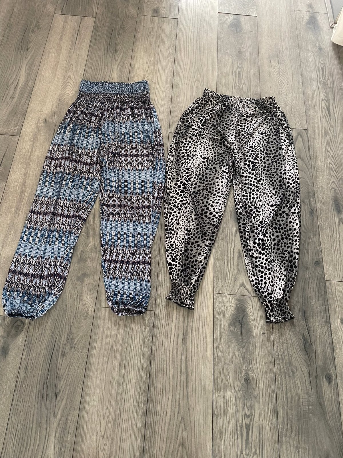 Z.g.a.n "Harem" Broeken maat L /1 Animalprint+ 1 meerkleurig, Ophalen, Overige kleuren, Maat 42/44 (L), Zo goed als nieuw