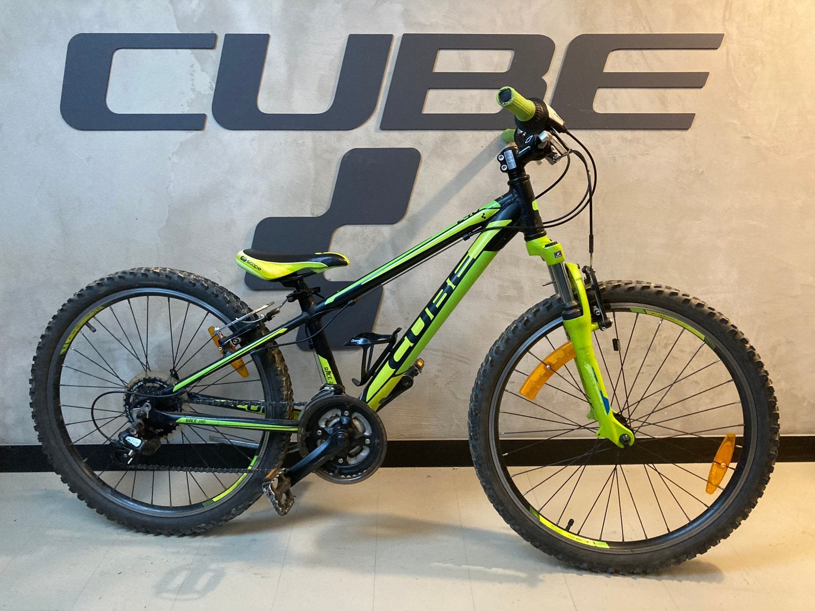 Cube 24” kids race series mtb acid access 24 inch fiets, Ophalen, Velgrem, Versnellingen, Gebruikt