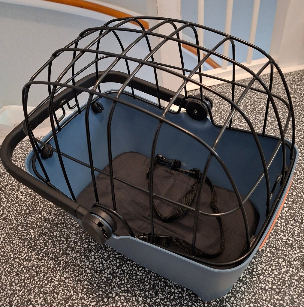 Basil honden mand met MIK adapter plaat, Ophalen, Zo goed als nieuw, Fietsmand