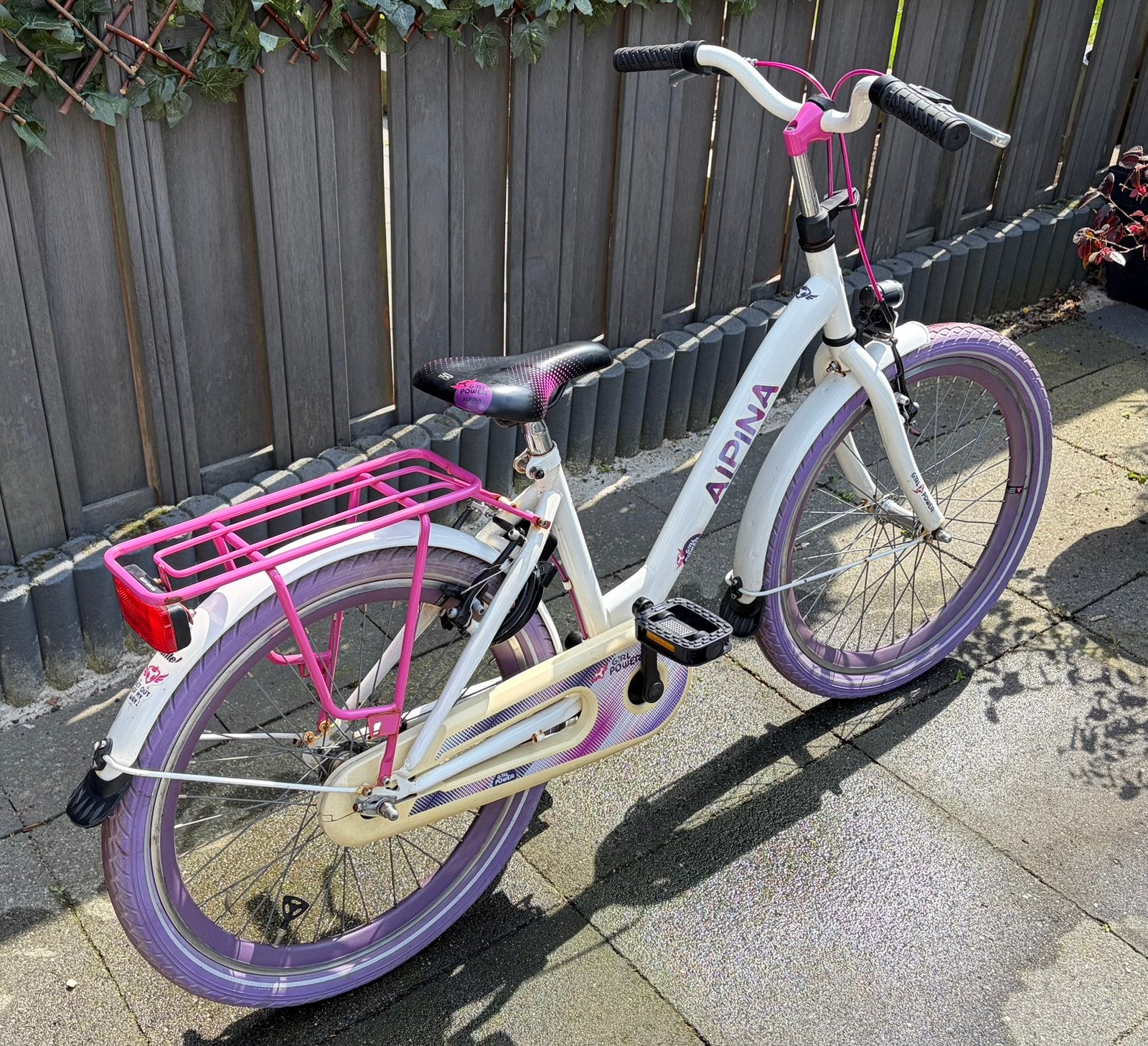 Alpina Girlpower Meisjesfiets 22 inch, Ophalen, Terugtraprem, 22 inch, Gebruikt