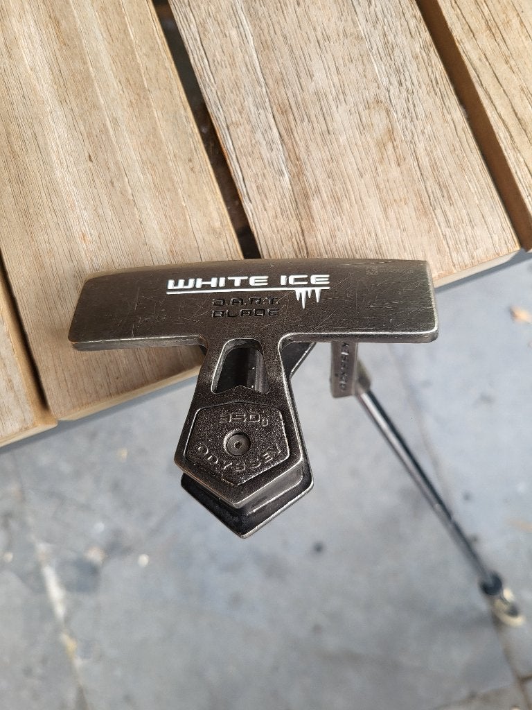 Odyssey White Ice D.A.R.T. Blade Putter 350g + SuperStroke, Ophalen, Gebruikt, Club, Overige merken