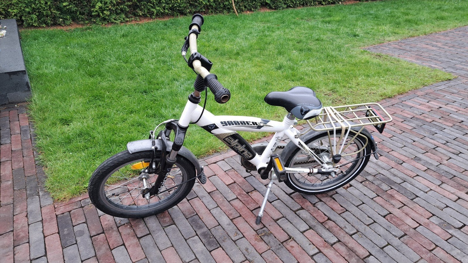 Alpina Jabber kinderfiets 16 inch, Ophalen, Gebruikt, 16 tot 20 inch