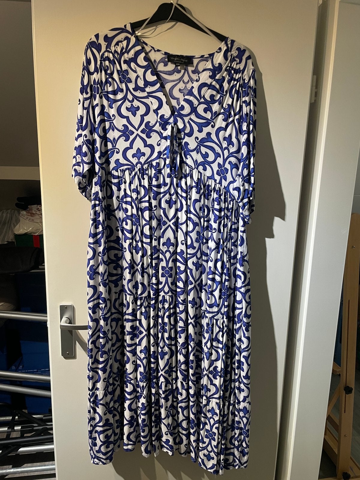 Nieuwe royale alijn jurk van vincenzo allocca 48/50, Vincenzo allocca, Jurk, Nieuw, Nvt