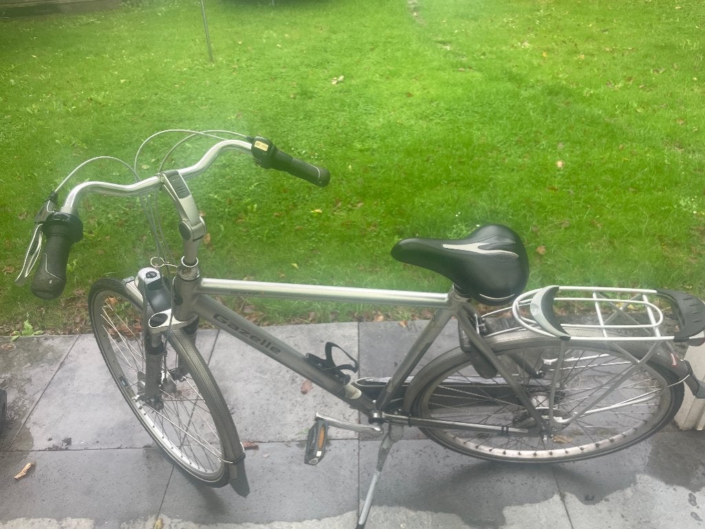 Gazelle, Orange, herenfiets 61 cm, Ophalen, Gebruikt, Versnellingen, 57 tot 61 cm