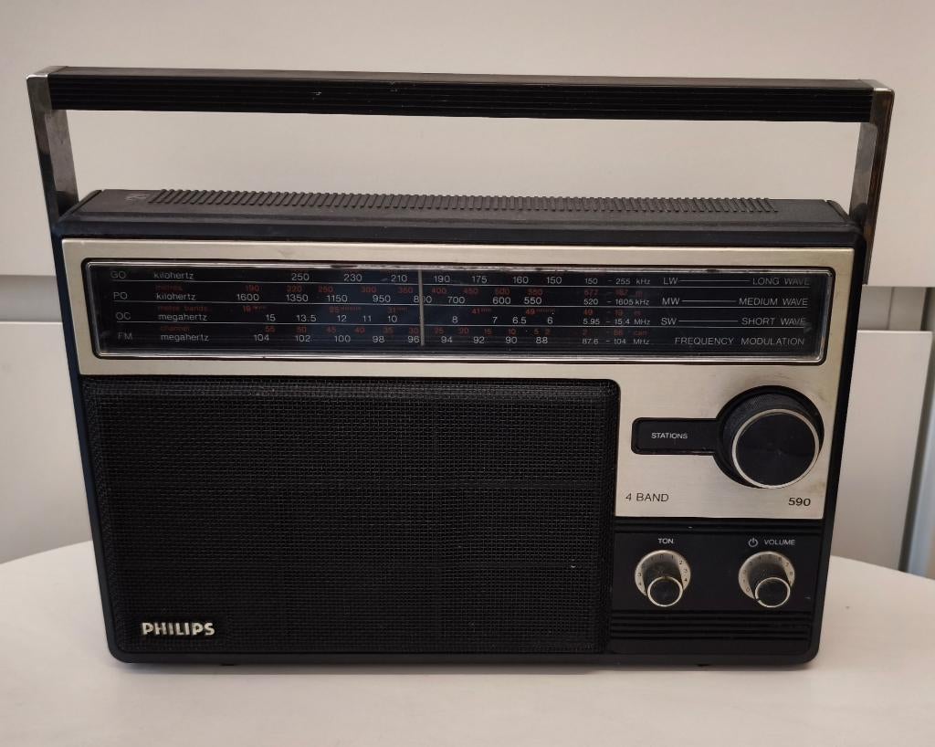 Philips 590 radio, Ophalen, Gebruikt, Radio