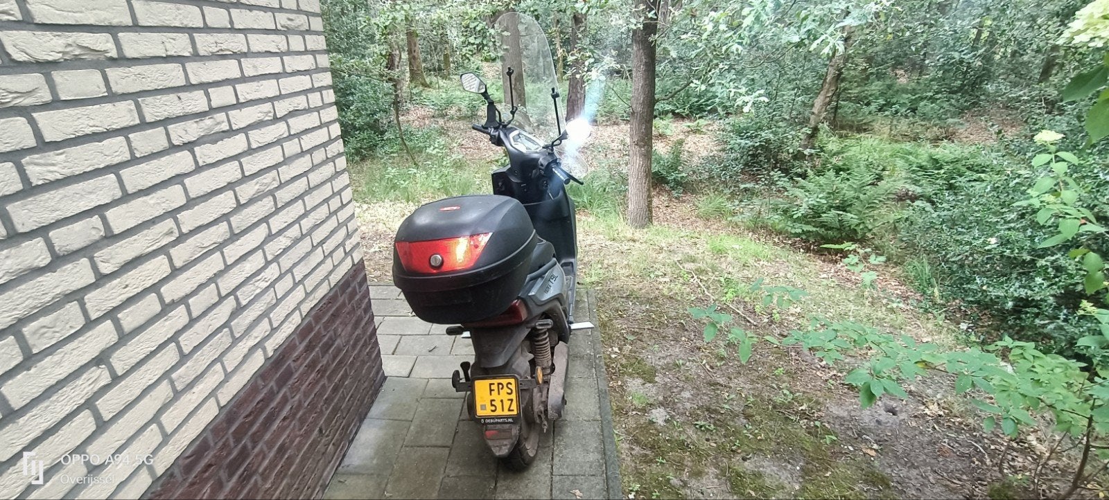 Nette elektrische scooter met 2 accu's en accessoires, Gebruikt, Elektrisch, Ophalen, Overige merken