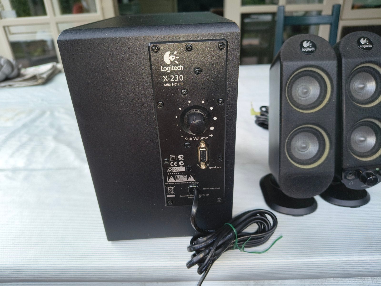 Logitech stereosetje, Computers en Software, Ophalen, Gebruikt, Audiokanaal 2, Logitech