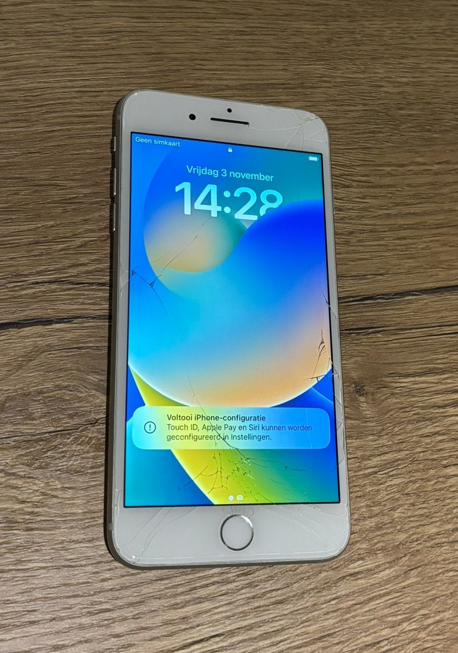 Iphone 8 plus 64gb, Ophalen, Gebruikt, IPhone 8 Plus, Wit