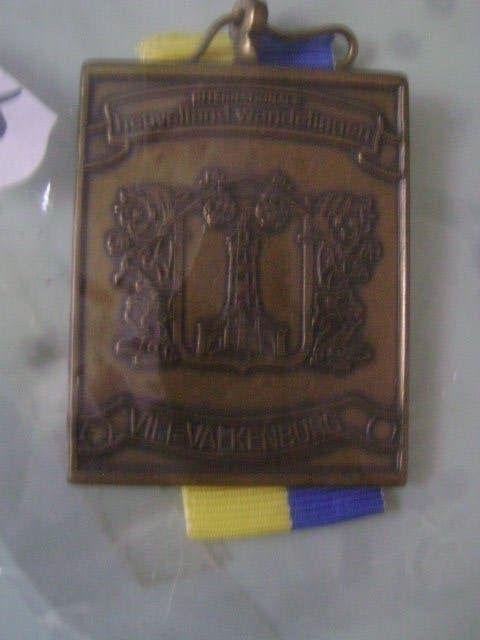 internationale heuvelland wandelingen medaille, Ophalen of Verzenden, Overige materialen