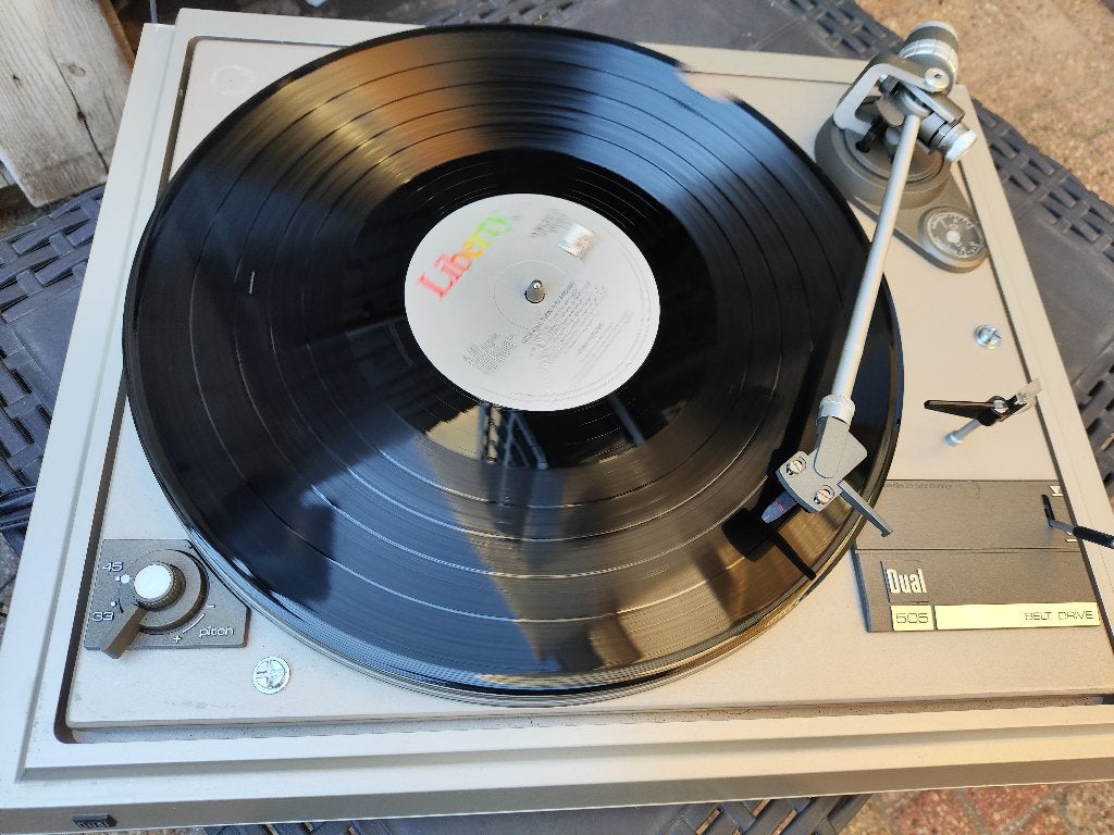 Dual 505 lp speler, Audio, Tv en Foto, Platenspelers, Ophalen, Gebruikt, Platenspeler, Dual