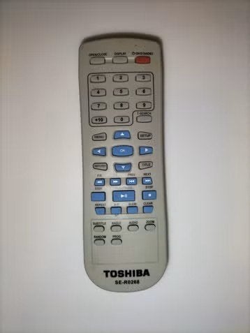 Toshiba SE-R0268 Afstandsbediening voor DVD-spelers, Ophalen of Verzenden, Dvd