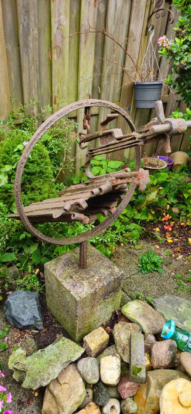 Metalen beeld van Wim Klabbers, ca. 1x1x1m, Ophalen, Weerbestendig, 1 meter - 2 meter, Beeld