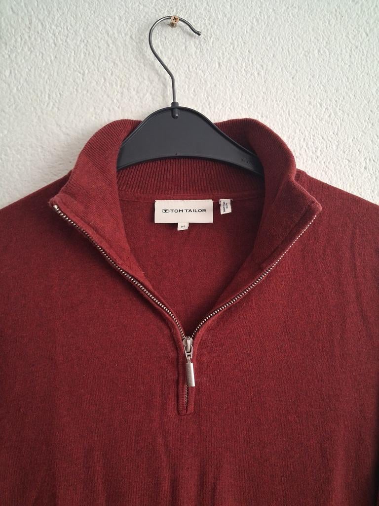 Tom Tailor Pullover met rits - Maat M, Kleding | Heren, Truien en Vesten, Maat 48/50 (M), Tom Tailor, Ophalen of Verzenden, Zo goed als nieuw