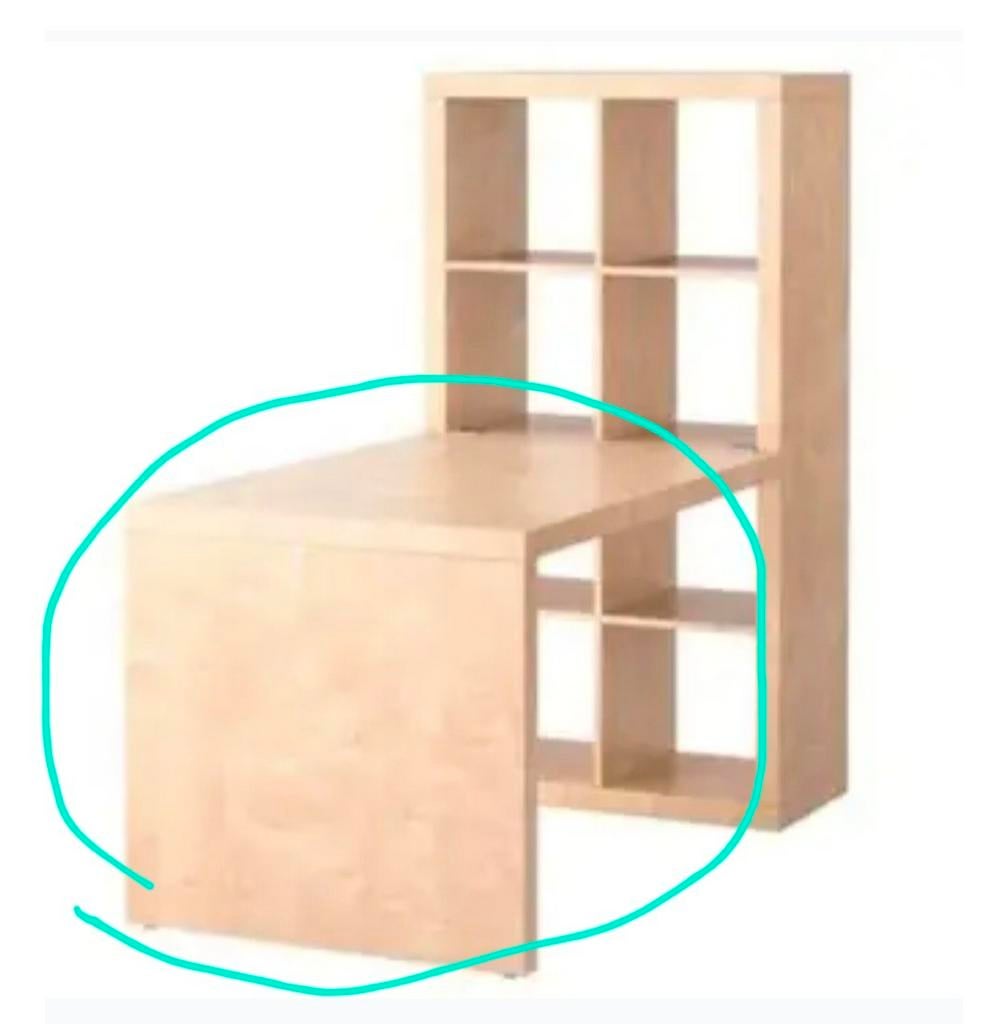 Bureau Expedit Ikea berken, Ophalen