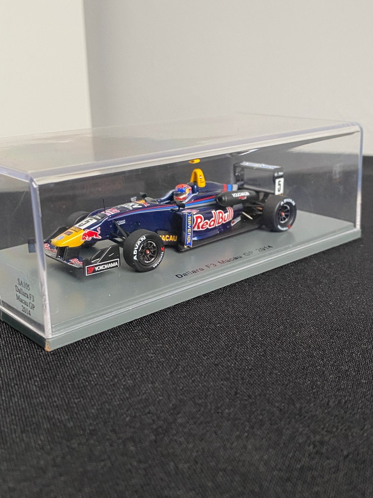 Dallara F3 Macau GP 2014 Max Verstappen schaalmodel, Ophalen of Verzenden, Zo goed als nieuw, Auto, Overige merken