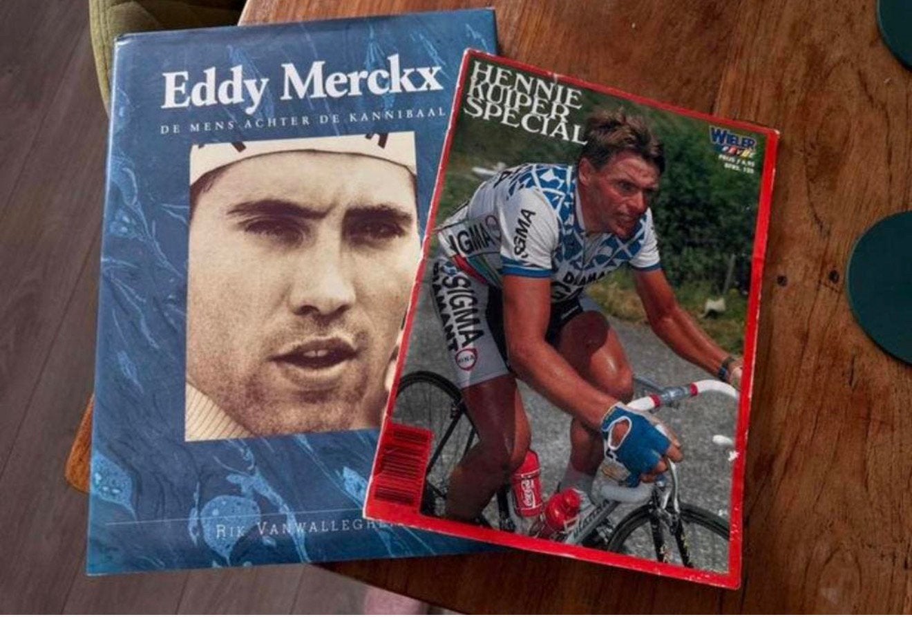 Eddy Merckx en Hennie Kuiper boeken, Ophalen, Zo goed als nieuw, Lopen en Fietsen