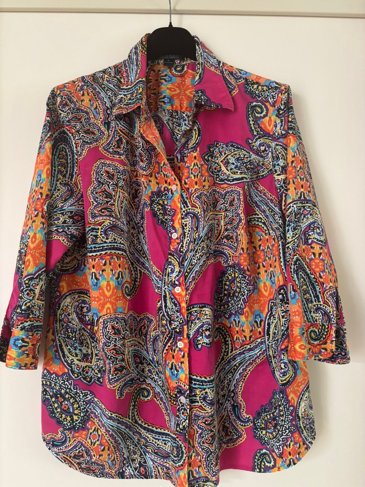 LAUREN RALPH LAUREN blouse mt 44/46 zgan, Meerkleurig, Maat 46/48 (XL) of groter, Ophalen of Verzenden, Zo goed als nieuw