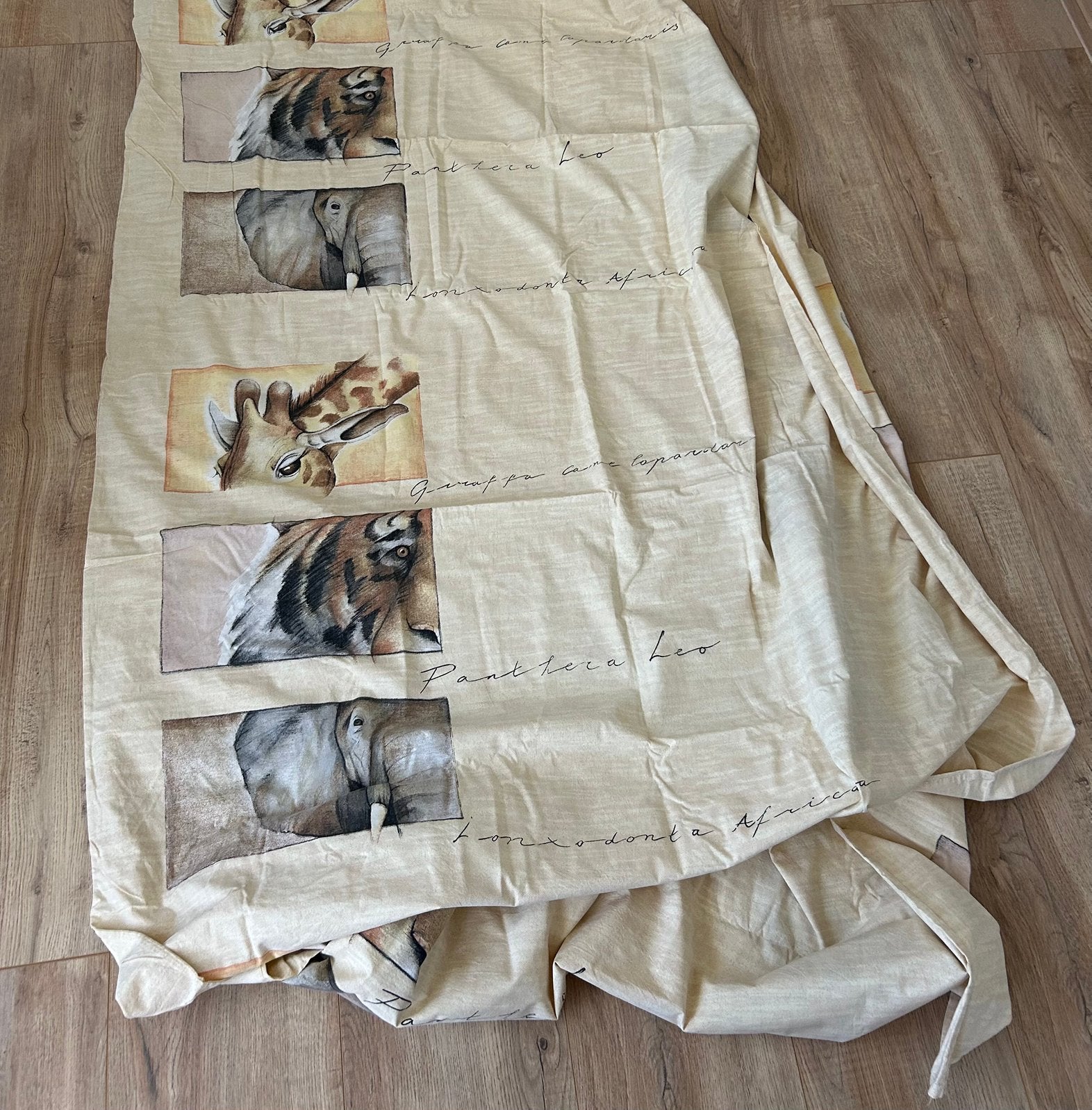 Mooie kwaliteit dekbedhoes zacht geel 1,40x2,40 cm safari, Huis en Inrichting, Slaapkamer | Beddengoed, Eenpersoons, Ophalen of Verzenden