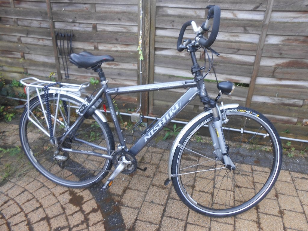 herenfiets, Gebruikt, Velgrem, Versnellingen, 53 tot 57 cm