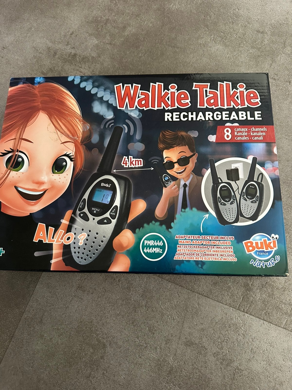 Walkie talkie Buki oplaadbaar, Ophalen, Zo goed als nieuw, Jongen of Meisje