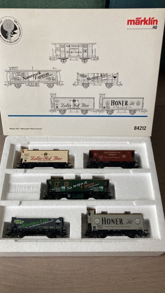 Marklin 84212 ho set wagons nieuwstaat, Wisselstroom, Treinset, Verzenden, Nieuw