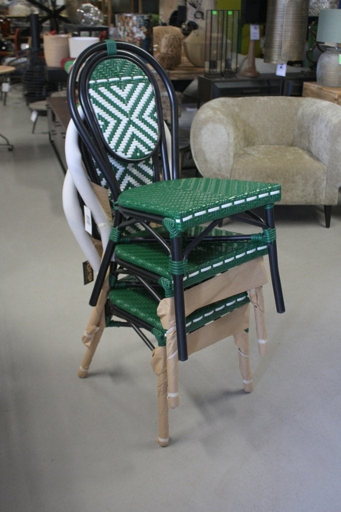 Partij tuinstoelen terrasstoel bistro horeca stapelbaar 40x, Ophalen, Nieuw, Overige materialen, Stapelbaar
