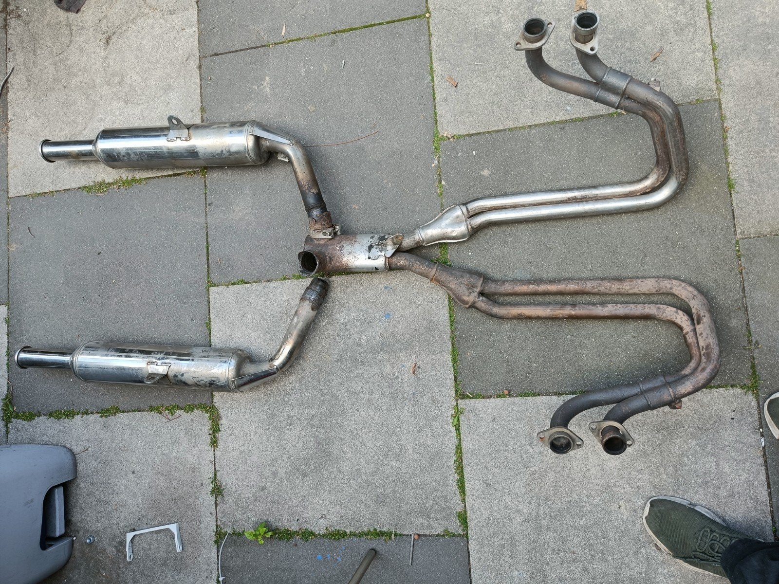 Uitlaatsysteem Honda ST1100 Pan European, Ophalen, Gebruikt