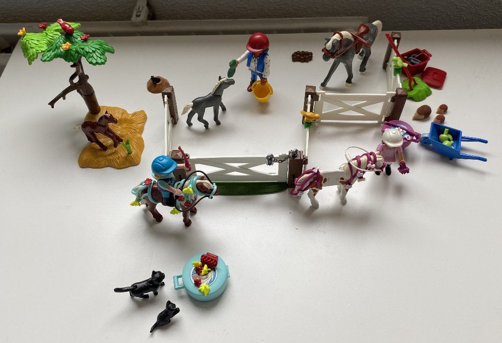 Playmobil 9262, Inhoud Adventskalender Paardrijclub., Kinderen en Baby's, Gebruikt, Complete set, Overige typen, Ophalen of Verzenden