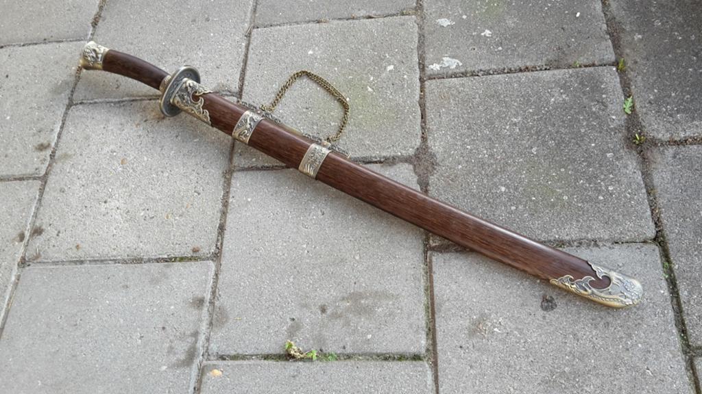 Mooi en scherp zwaard 100 cm, Verzamelen, Ophalen of Verzenden, Overige soorten, Azië, Zwaard of Sabel