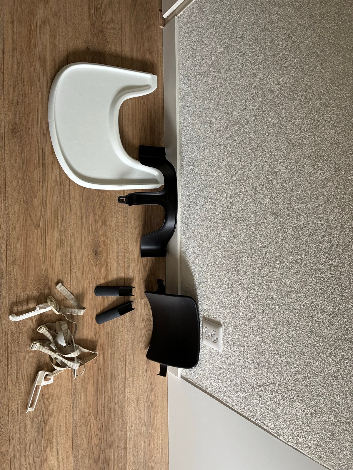 Stokke Tripp Trapp Baby Set, Play Tray, Gordel & Glijders, Ophalen, Zo goed als nieuw, Meegroeistoel, Gordel(s)