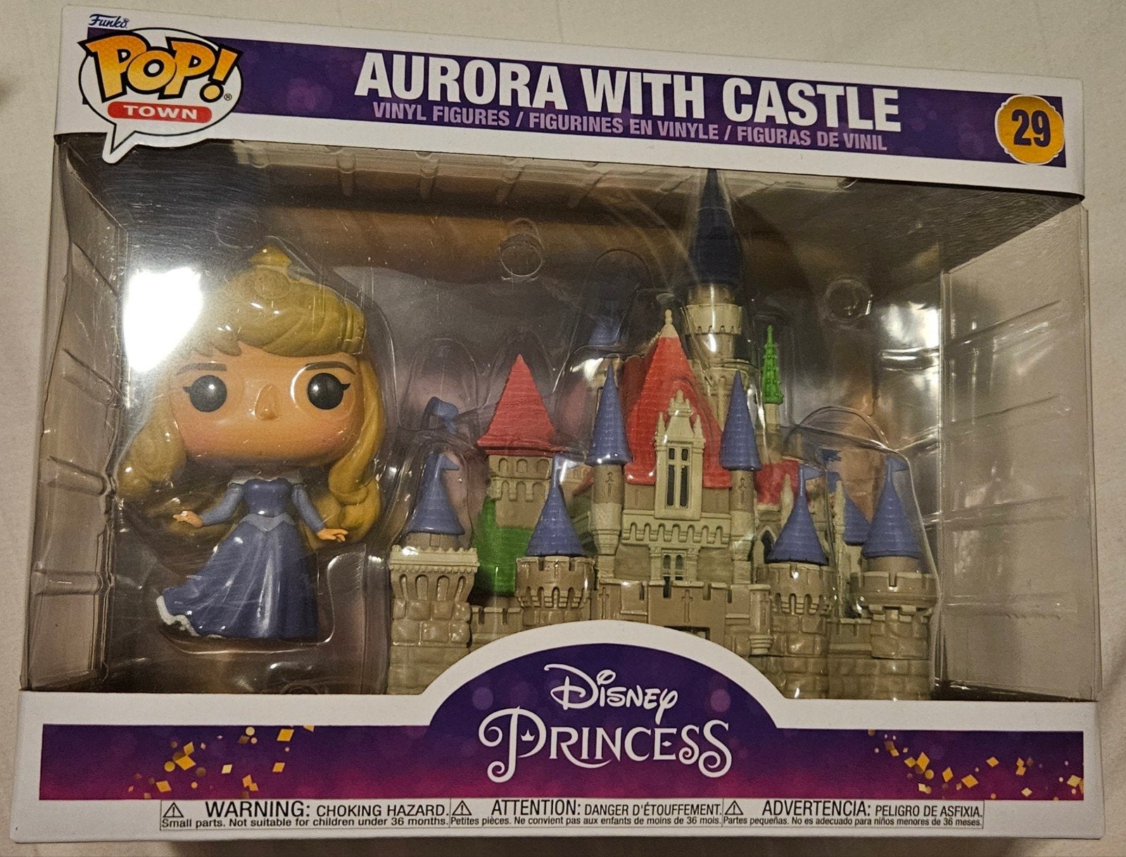 Funko pop Doornroosje met kasteel, Verzamelen, Ophalen of Verzenden, Sneeuwwitje of Doornroosje, Zo goed als nieuw