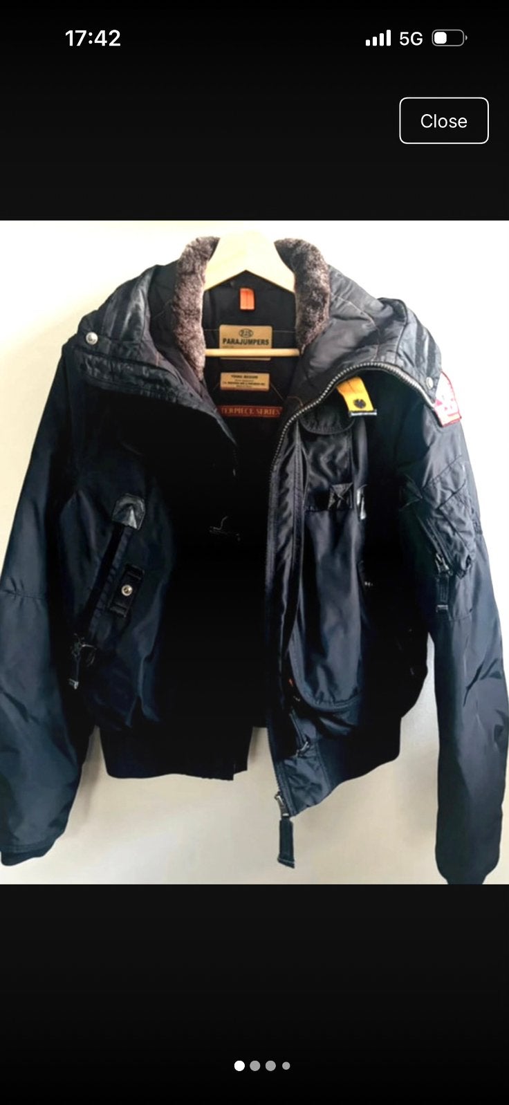 Parajumper jas, Zwart, Parajumpers, Ophalen of Verzenden, Zo goed als nieuw