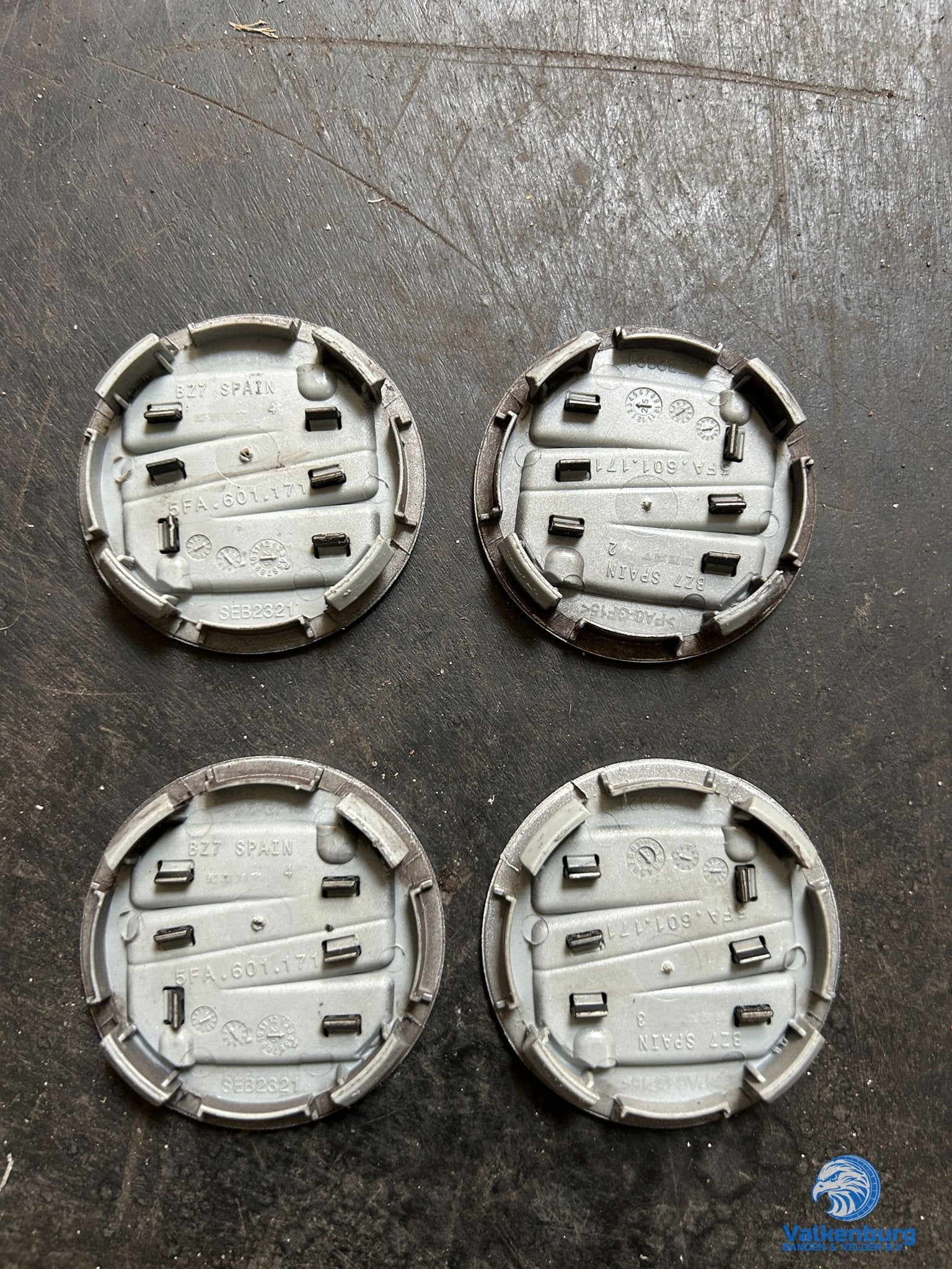 ORIGINELE Seat naafkap naafdop set zilver, Gebruikt, -, Verzenden, -