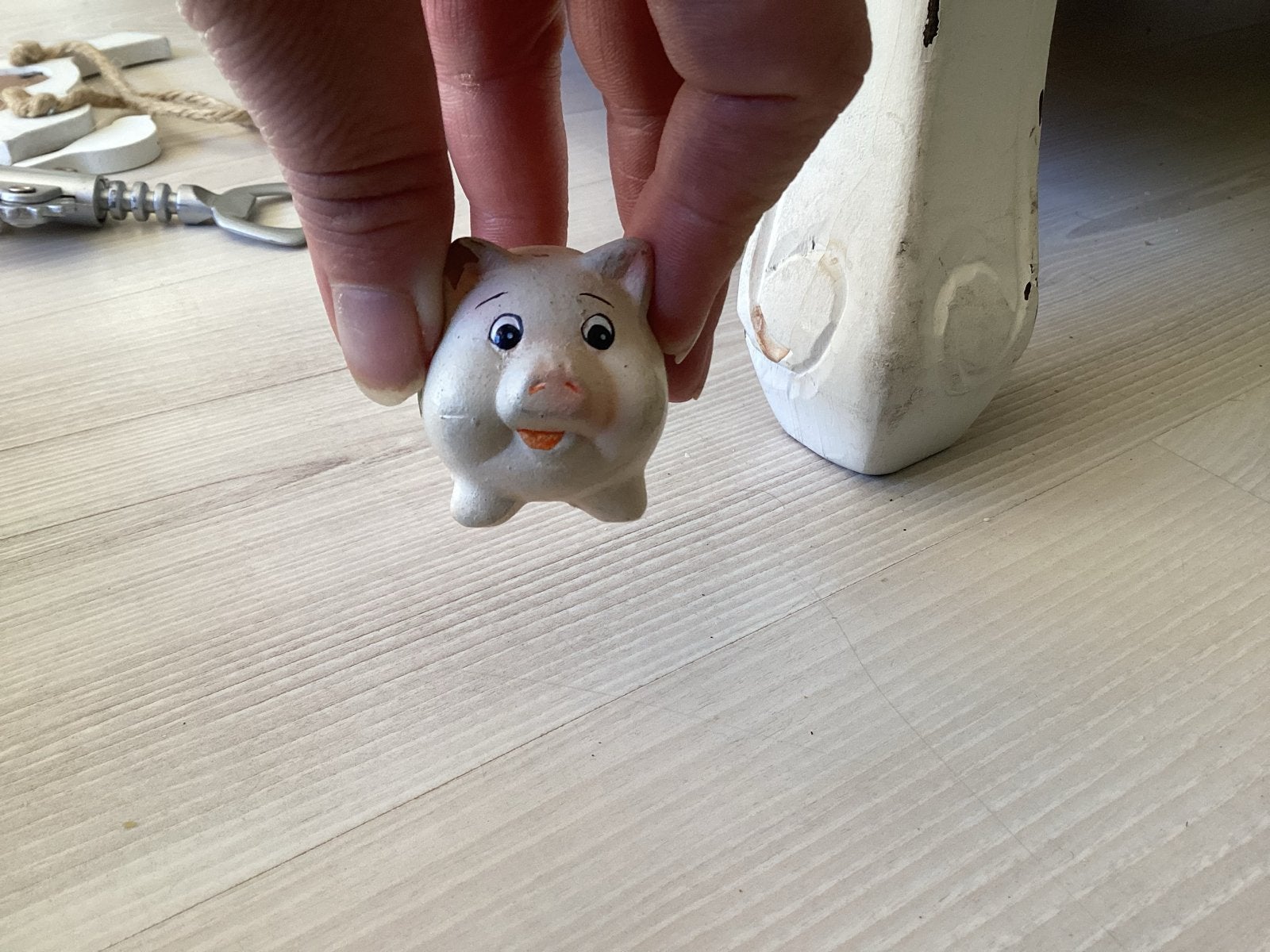 Leuk klein varkentje met Duitse tekst 'Viel Glück', Ophalen of Verzenden, Nieuw