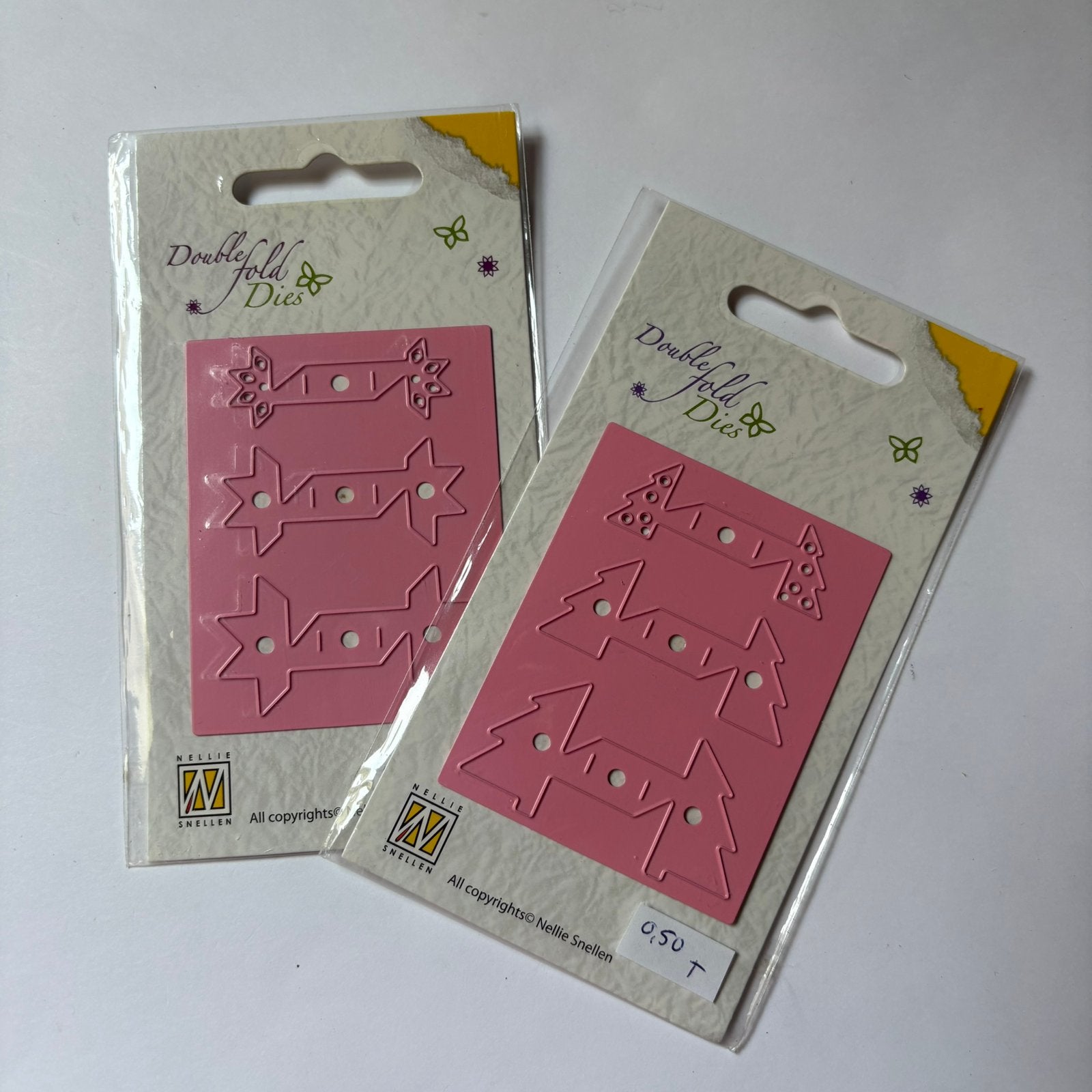 Snijmallen set Nellie snellen double fold dies, Ophalen of Verzenden, Zo goed als nieuw, Overige thema's, Pons of Mal