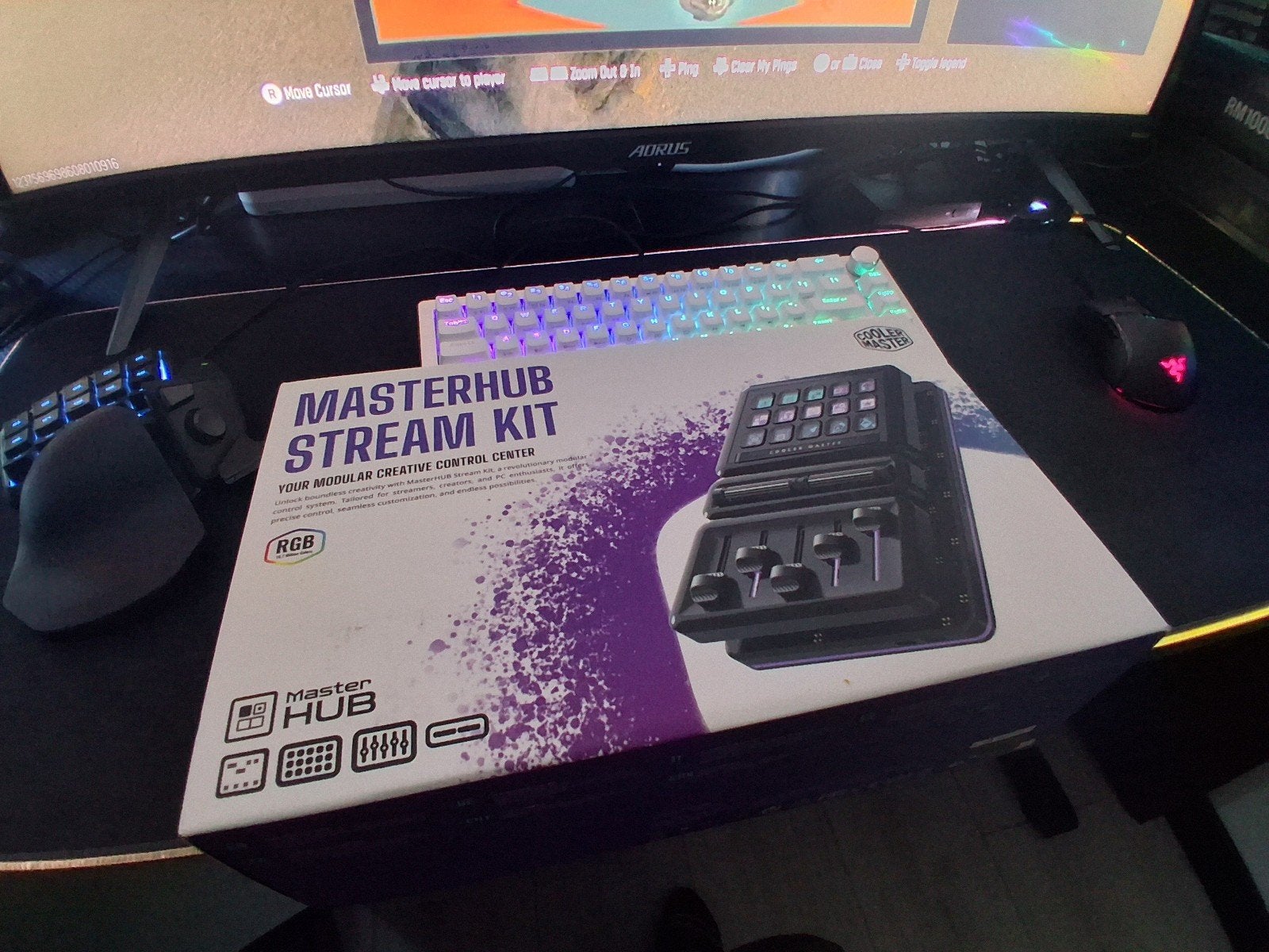 Cooler Master MasterHub Stream Kit RGB - Compleet!, Ophalen of Verzenden