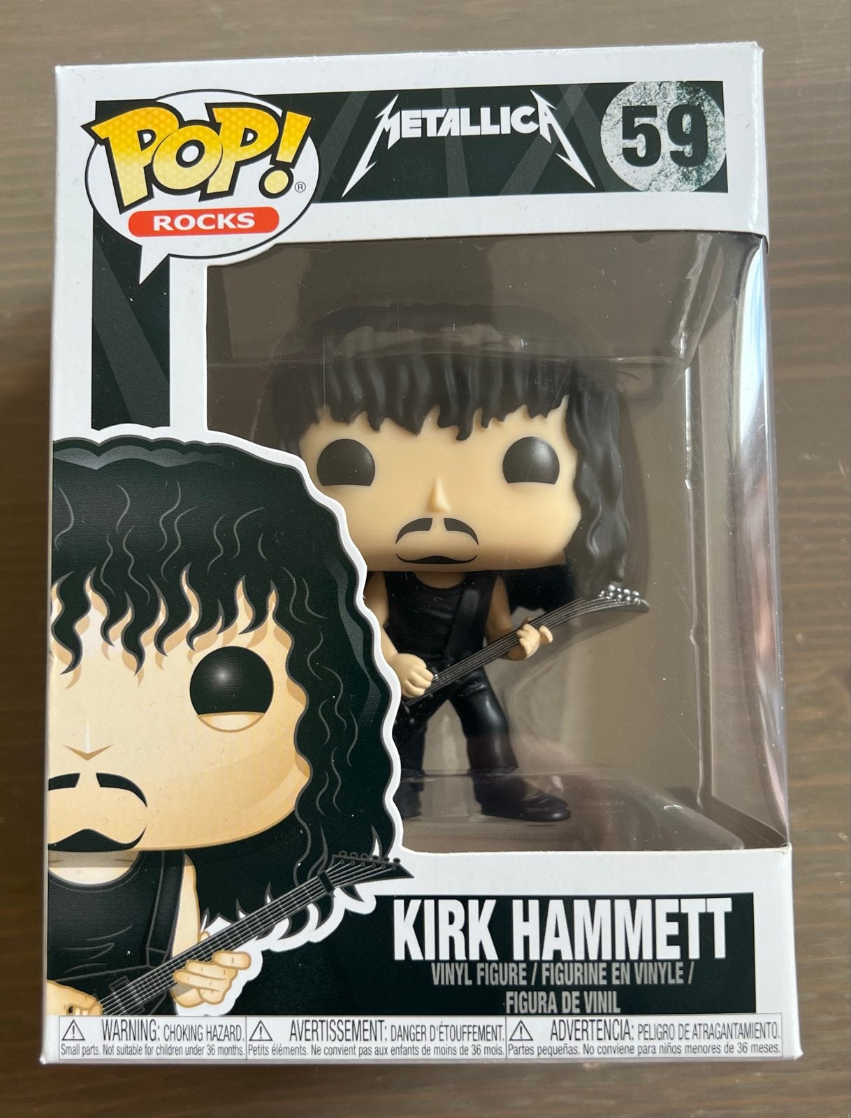 Funko Pop! Rocks: Metallica - Kirk Hammett #59, Verzamelen, Ophalen of Verzenden, Nieuw, Pop, Beeldje of Miniatuur