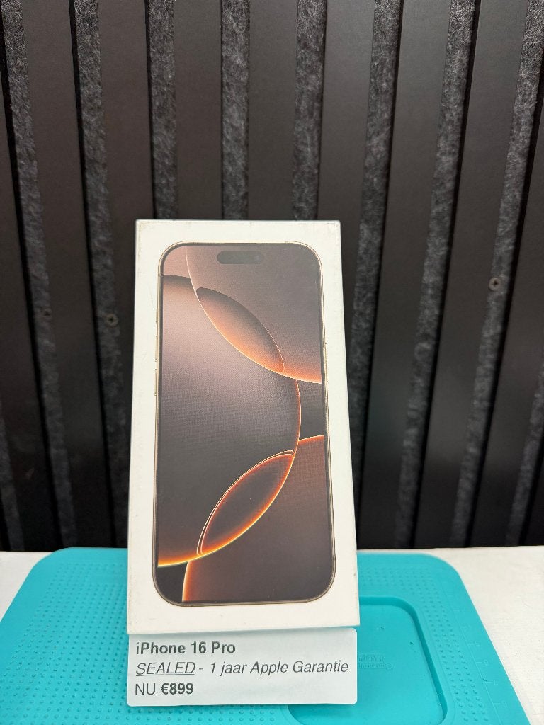 iPhone 16 Pro 128GB | Nieuw in doos/Sealed | 1 jaar Garantie, Telecommunicatie, Mobiele telefoons | Apple iPhone, 128 GB, Nieuw