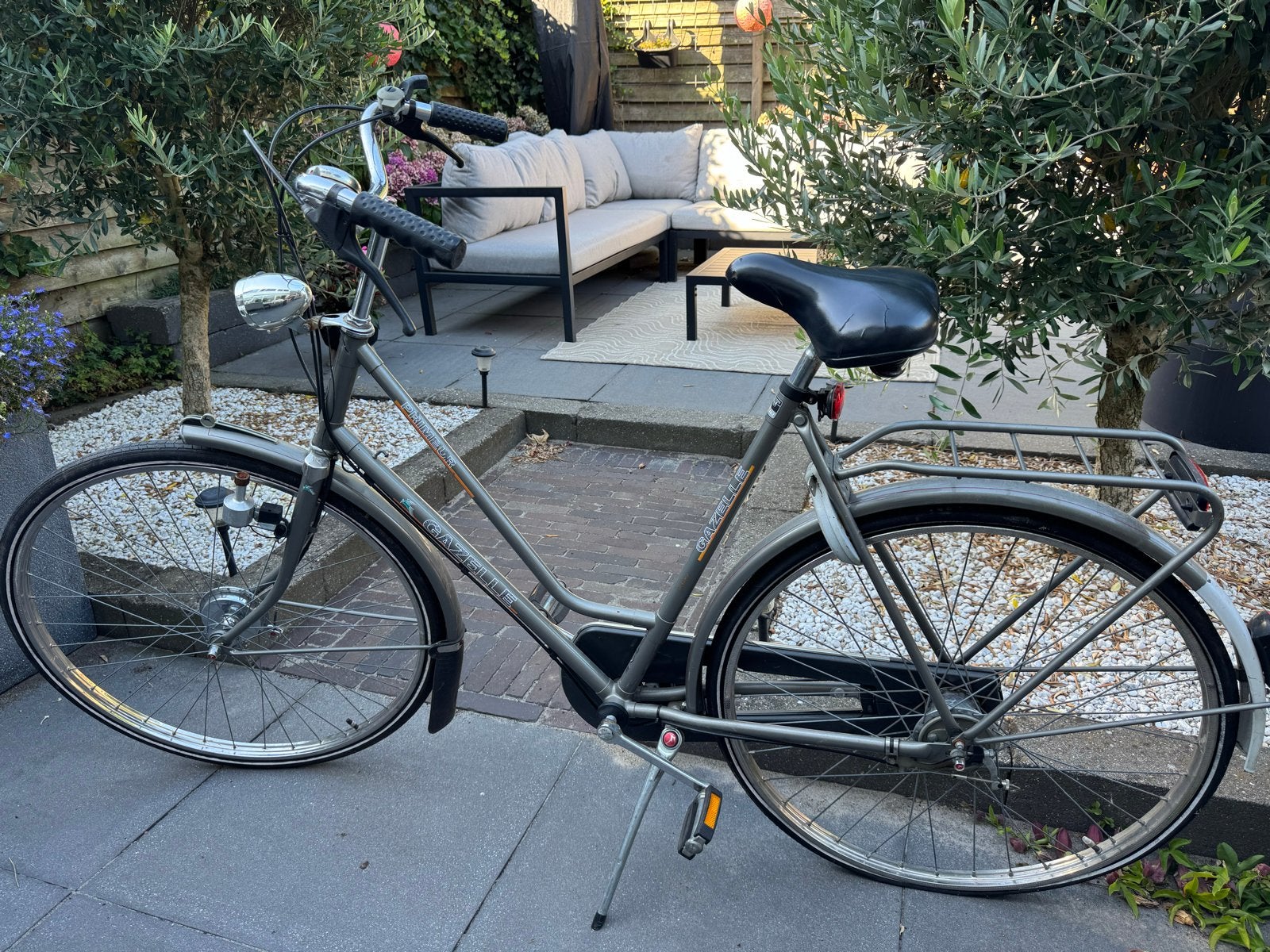 Gazelle fiets, Ophalen, Versnellingen, Gazelle, Trommelrem